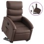 Sillón reclinable elevable cuero sintético marrón by , Armchairs - Ref: Foro24-3204042, Price: 293,73 €, Discount: %