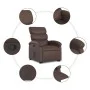 Sillón reclinable elevable cuero sintético marrón by , Armchairs - Ref: Foro24-3204042, Price: 300,15 €, Discount: %