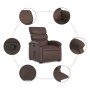 Sillón reclinable elevable cuero sintético marrón by , Armchairs - Ref: Foro24-3204042, Price: 293,73 €, Discount: %