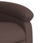 Sillón reclinable elevable cuero sintético marrón by , Armchairs - Ref: Foro24-3204042, Price: 293,73 €, Discount: %