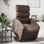 Brauner Kunstleder-Fußmassage-Sessel mit Liegefunktion von , Sessel - Ref: Foro24-3204049, Preis: 286,32 €, Rabatt: %