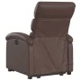 Brauner Kunstleder-Fußmassage-Sessel mit Liegefunktion von , Sessel - Ref: Foro24-3204049, Preis: 286,32 €, Rabatt: %