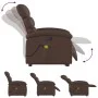 Brauner Kunstleder-Fußmassage-Sessel mit Liegefunktion von , Sessel - Ref: Foro24-3204049, Preis: 286,32 €, Rabatt: %