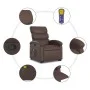 Brauner Kunstleder-Fußmassage-Sessel mit Liegefunktion von , Sessel - Ref: Foro24-3204049, Preis: 286,32 €, Rabatt: %