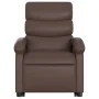 Brauner Kunstleder-Fußmassage-Sessel mit Liegefunktion von , Sessel - Ref: Foro24-3204049, Preis: 286,32 €, Rabatt: %