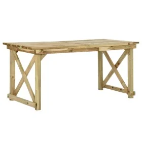 Wooden garden table 160x79x75 cm by vidaXL, Garden tables - Ref: Foro24-44898, Price: 191,86 €, Discount: %