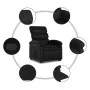 Sillón reclinable y elevable eléctrico cuero sintético negro de , Sillones - Ref: Foro24-3204054, Precio: 328,35 €, Descuento: %