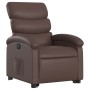 Sillón reclinable elevable eléctrico de cuero sintético marrón by , Armchairs - Ref: Foro24-3204056, Price: 334,70 €, Discoun...