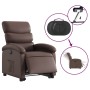 Sillón reclinable elevable eléctrico de cuero sintético marrón by , Armchairs - Ref: Foro24-3204056, Price: 334,70 €, Discoun...