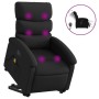 Elektrischer Aufsteh-Massagesessel aus schwarzem Kunstleder von , Sessel - Ref: Foro24-3204061, Preis: 317,44 €, Rabatt: %