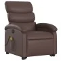 Sillón de masaje elevable eléctrico cuero sintético marrón by , Armchairs - Ref: Foro24-3204063, Price: 336,48 €, Discount: %