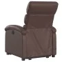 Sillón de masaje elevable eléctrico cuero sintético marrón by , Armchairs - Ref: Foro24-3204063, Price: 336,48 €, Discount: %