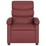 Sillón de masaje reclinable de cuero artificial rojo tinto by , Armchairs - Ref: Foro24-3204037, Price: 246,66 €, Discount: %