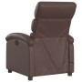 Sillón de masaje reclinable eléctrico cuero sintético marrón by , Armchairs - Ref: Foro24-3204035, Price: 247,74 €, Discount: %