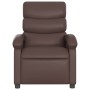 Elektrischer verstellbarer Massagestuhl aus braunem Kunstleder. von , Sessel - Ref: Foro24-3204035, Preis: 247,74 €, Rabatt: %