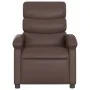 Sillón de masaje reclinable eléctrico cuero sintético marrón by , Armchairs - Ref: Foro24-3204035, Price: 245,12 €, Discount: %
