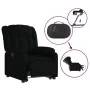 Sillón eléctrico reclinable elevable de tela negro by , Armchairs - Ref: Foro24-3205342, Price: 338,05 €, Discount: %