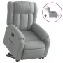 Sillón eléctrico reclinable elevable de tela gris claro by , Armchairs - Ref: Foro24-3205340, Price: 361,67 €, Discount: %