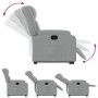Sillón eléctrico reclinable elevable de tela gris claro by , Armchairs - Ref: Foro24-3205340, Price: 337,07 €, Discount: %