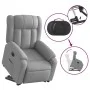 Sillón eléctrico reclinable elevable de tela gris claro by , Armchairs - Ref: Foro24-3205340, Price: 361,67 €, Discount: %