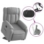 Sillón eléctrico reclinable elevable de tela gris claro by , Armchairs - Ref: Foro24-3205340, Price: 337,07 €, Discount: %