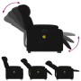 Sillón de masaje eléctrico reclinable elevable tela negro by , Armchairs - Ref: Foro24-3205354, Price: 336,96 €, Discount: %