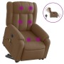 Sillón de masaje eléctrico reclinable elevable tela marrón by , Armchairs - Ref: Foro24-3205356, Price: 342,76 €, Discount: %