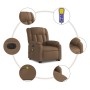 Sillón de masaje eléctrico reclinable elevable tela marrón by , Armchairs - Ref: Foro24-3205356, Price: 342,76 €, Discount: %