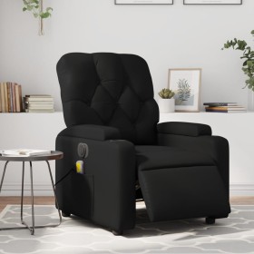 Elektrischer verstellbarer Massagestuhl aus schwarzem Kunstleder. von , Sessel - Ref: Foro24-3204765, Preis: 263,71 €, Rabatt: %