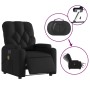 Sillón de masaje reclinable eléctrico cuero sintético negro by , Armchairs - Ref: Foro24-3204765, Price: 263,71 €, Discount: %