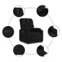 Sillón reclinable y elevable eléctrico cuero sintético negro de , Sillones - Ref: Foro24-3204786, Precio: 336,85 €, Descuento: %