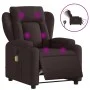 Elektrischer Massage-Fernsehsessel aus dunkelbraunem Stoff. von , Sessel - Ref: Foro24-3204475, Preis: 307,01 €, Rabatt: %