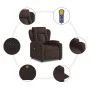 Elektrischer Massage-Fernsehsessel aus dunkelbraunem Stoff. von , Sessel - Ref: Foro24-3204475, Preis: 307,01 €, Rabatt: %