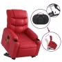 Sillón de majaje elevable eléctrico cuero artificial rojo by , Armchairs - Ref: Foro24-3206625, Price: 405,64 €, Discount: %