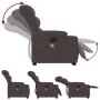 Verstellbarer Stoff-Fußmassagestuhl in dunkelbrauner Farbe. von , Sessel - Ref: Foro24-3206659, Preis: 352,76 €, Rabatt: %