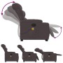 Verstellbarer Stoff-Fußmassagestuhl in dunkelbrauner Farbe. von , Sessel - Ref: Foro24-3206659, Preis: 327,04 €, Rabatt: %