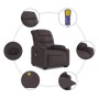 Verstellbarer Stoff-Fußmassagestuhl in dunkelbrauner Farbe. von , Sessel - Ref: Foro24-3206659, Preis: 327,04 €, Rabatt: %