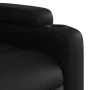 Sillón reclinable y elevable eléctrico cuero sintético negro de , Sillones - Ref: Foro24-3204558, Precio: 350,03 €, Descuento: %