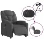 Sillón reclinable de masaje eléctrico tela gris oscuro de , Sillones - Ref: Foro24-3204585, Precio: 299,89 €, Descuento: %