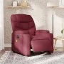 Sillón de masaje reclinable eléctrico tela rojo tinto by , Armchairs - Ref: Foro24-3204587, Price: 283,54 €, Discount: %