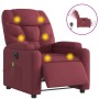 Elektrischer verstellbarer Massagestuhl aus rotem Stoff von , Sessel - Ref: Foro24-3204587, Preis: 277,88 €, Rabatt: %