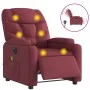 Elektrischer verstellbarer Massagestuhl aus rotem Stoff von , Sessel - Ref: Foro24-3204587, Preis: 283,77 €, Rabatt: %