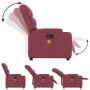 Elektrischer verstellbarer Massagestuhl aus rotem Stoff von , Sessel - Ref: Foro24-3204587, Preis: 283,77 €, Rabatt: %