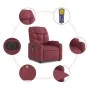 Elektrischer verstellbarer Massagestuhl aus rotem Stoff von , Sessel - Ref: Foro24-3204587, Preis: 283,77 €, Rabatt: %