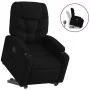 Sillón reclinable elevable tela negro by , Armchairs - Ref: Foro24-3204598, Price: 286,31 €, Discount: %