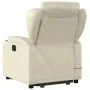 Sillón de masaje elevable eléctrico cuero sintético crema de , Sillones - Ref: Foro24-3204566, Precio: 393,84 €, Descuento: %