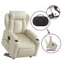 Sillón de masaje elevable eléctrico cuero sintético crema de , Sillones - Ref: Foro24-3204566, Precio: 393,84 €, Descuento: %