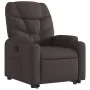 Sillón reclinable elevable tela marrón oscuro de , Sillones - Ref: Foro24-3204601, Precio: 281,76 €, Descuento: %