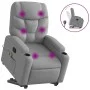 Leicht grauer Stoff-Fußmassagestuhl mit Liegefunktion. von , Sessel - Ref: Foro24-3204608, Preis: 297,41 €, Rabatt: %