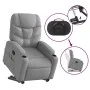 Leicht grauer Stoff-Fußmassagestuhl mit Liegefunktion. von , Sessel - Ref: Foro24-3204608, Preis: 297,41 €, Rabatt: %